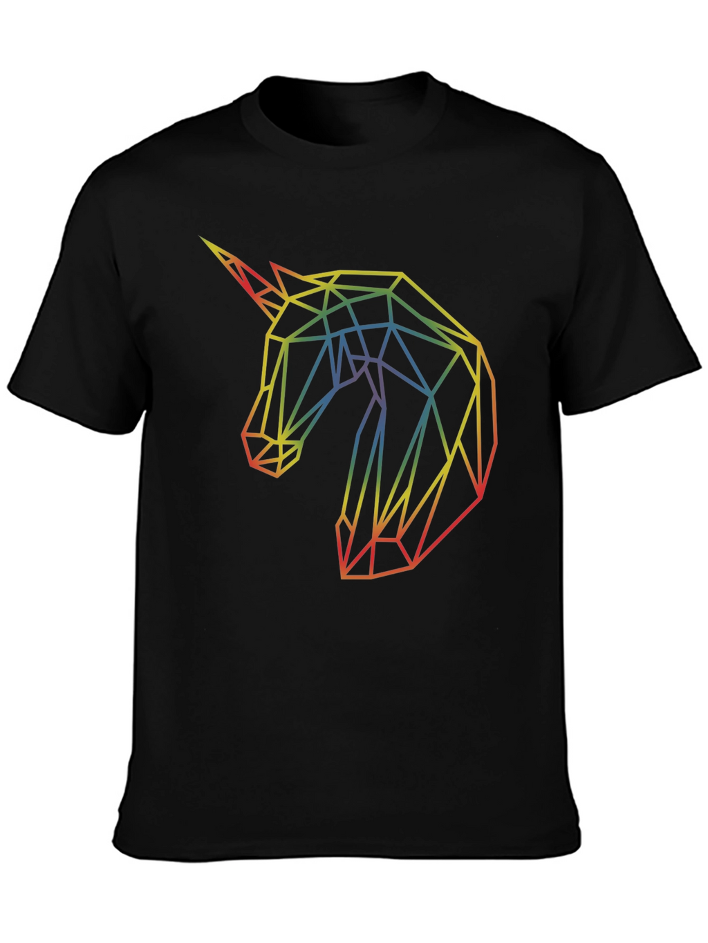 Geometric Unicorn Graphic T-Shirt