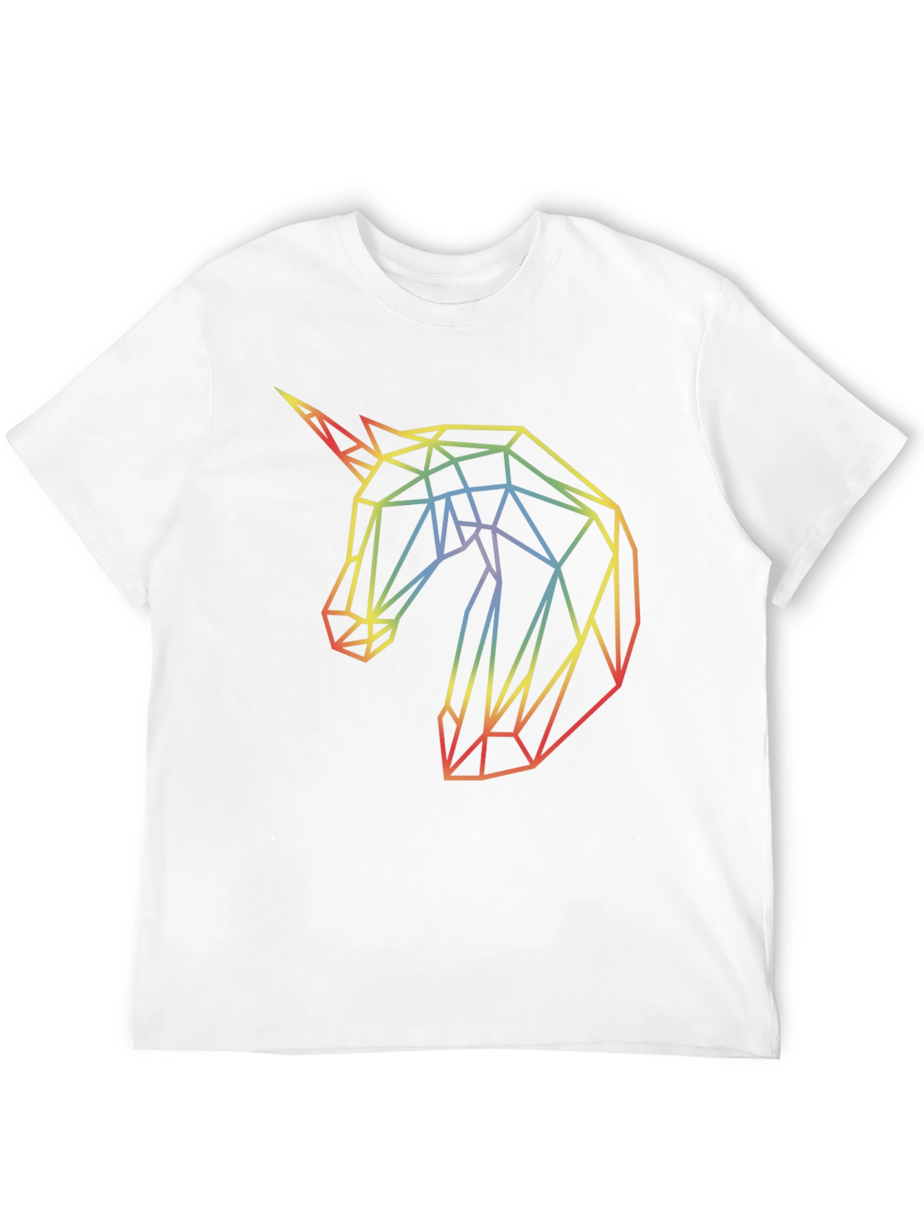 Geometric Unicorn Graphic T-Shirt