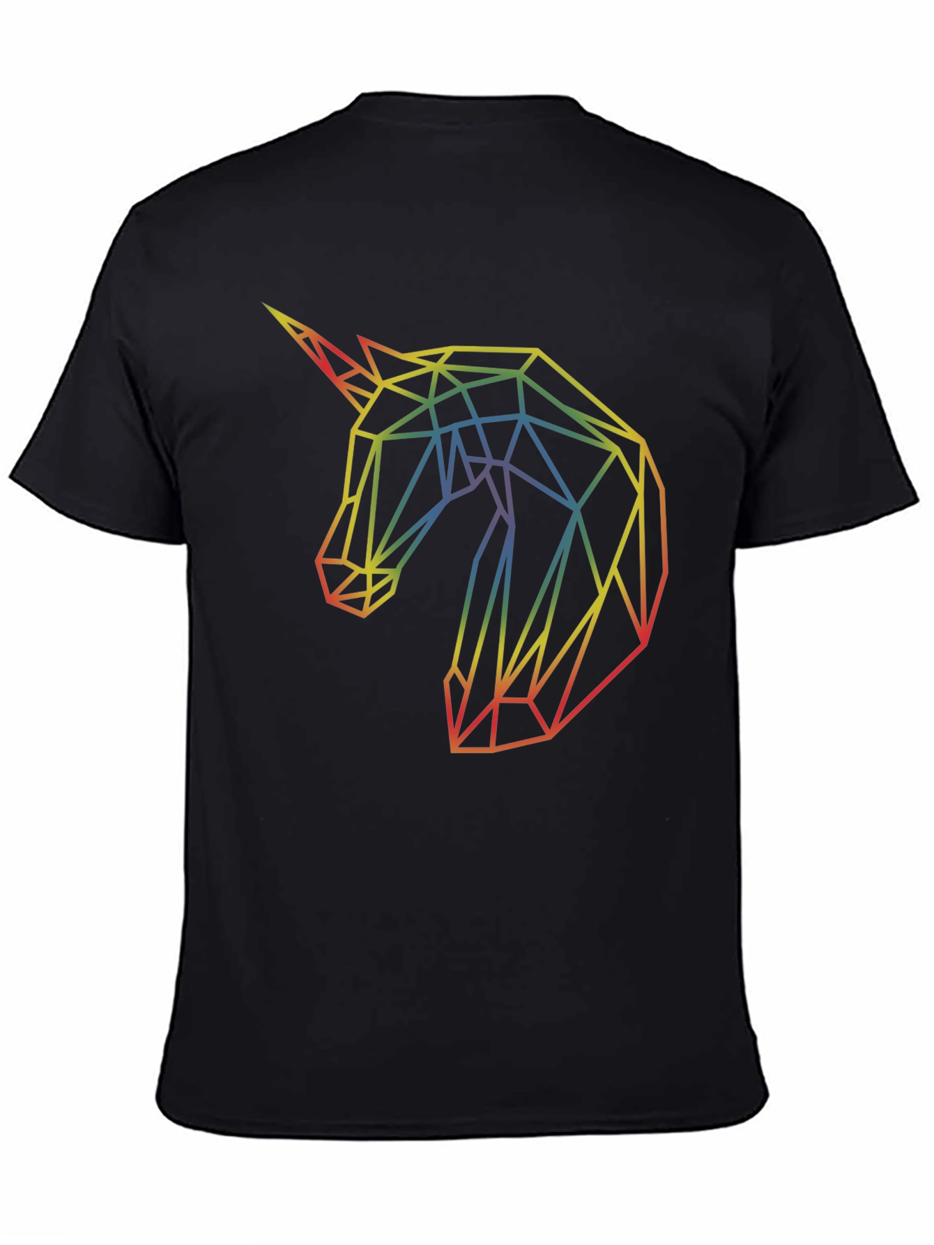 Geometric Unicorn Graphic T-Shirt