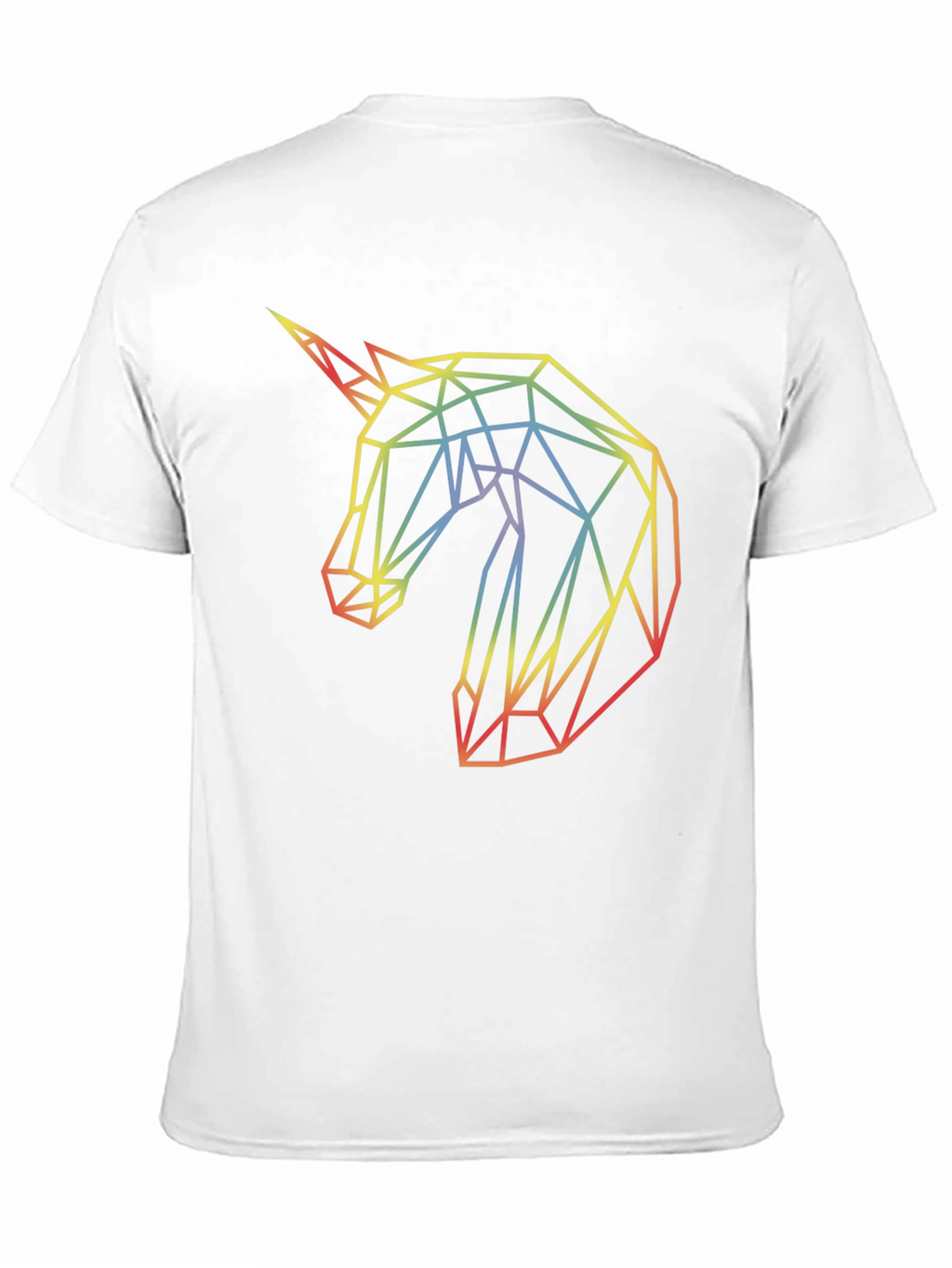 Geometric Unicorn Graphic T-Shirt