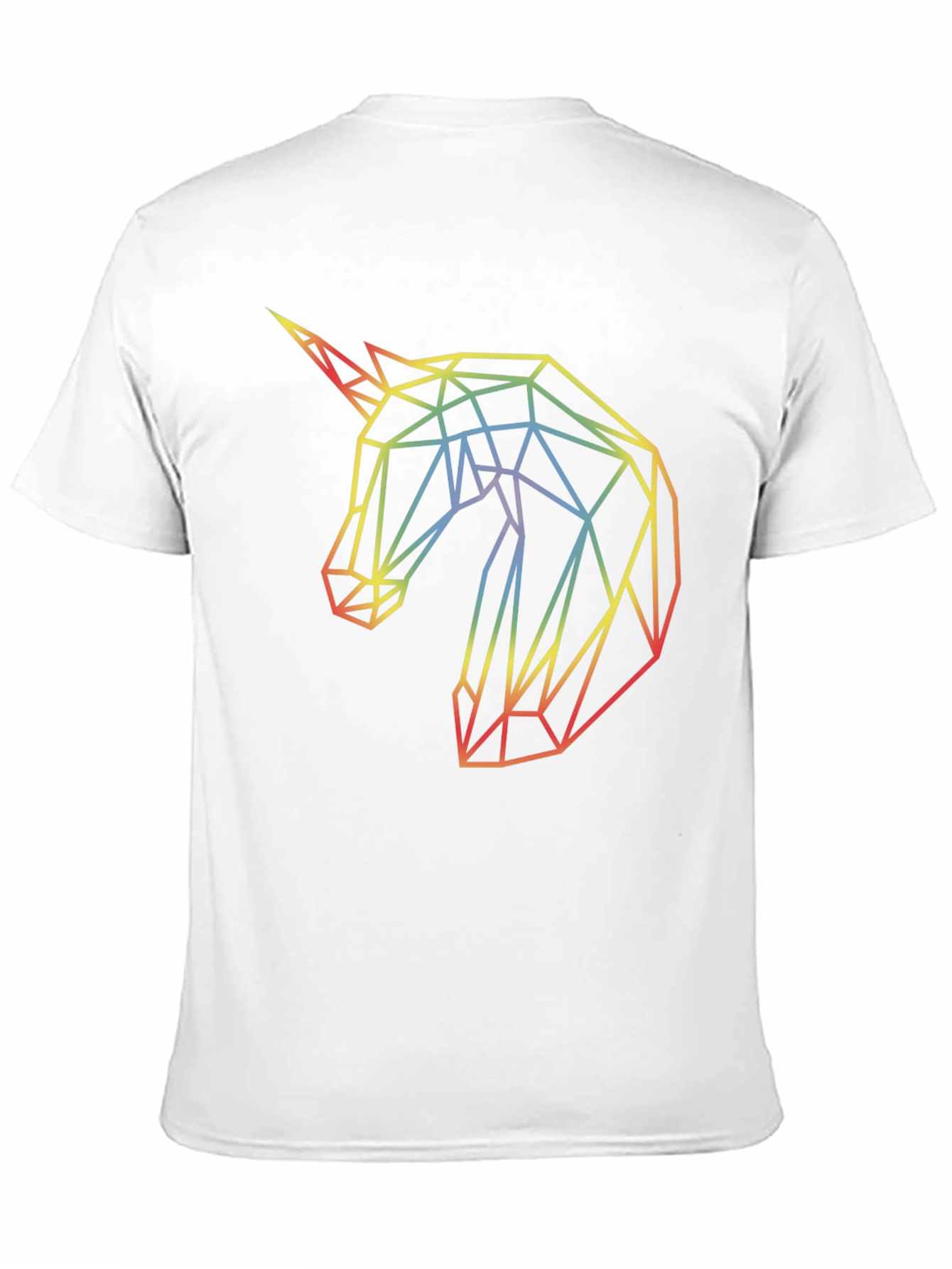 Geometric Unicorn Graphic T-Shirt