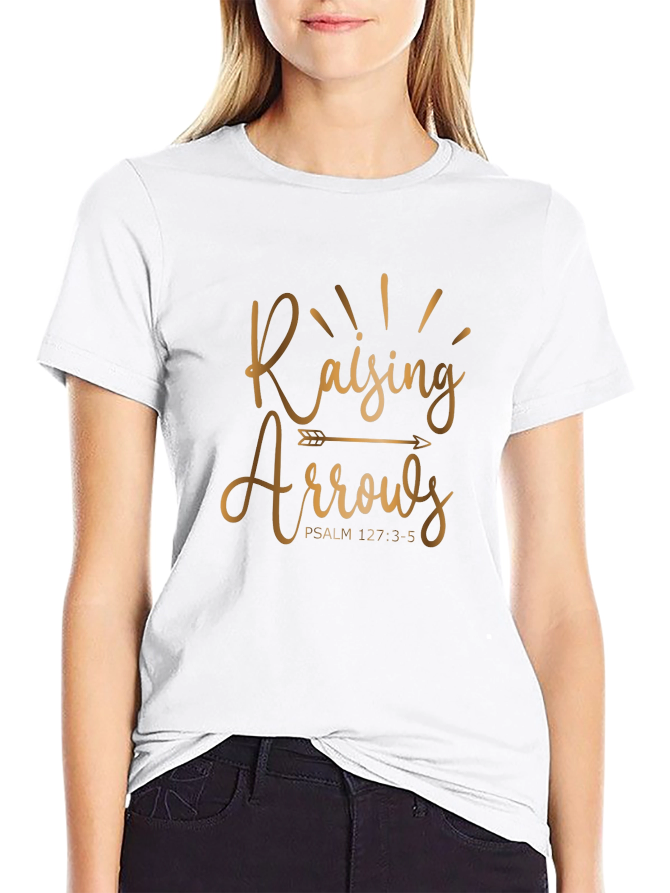 Raising Arrows T-Shirt - Psalm 127:3-5 - Christian Apparel