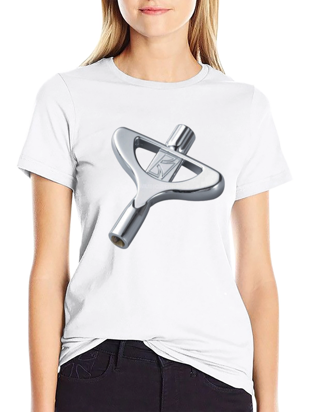 Drum Key Graphic Tee - Music Lover T-Shirt