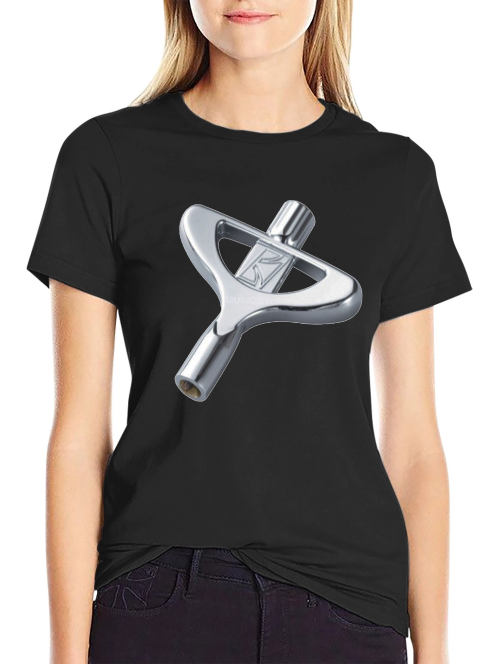 Drum Key Graphic Tee - Music Lover T-Shirt