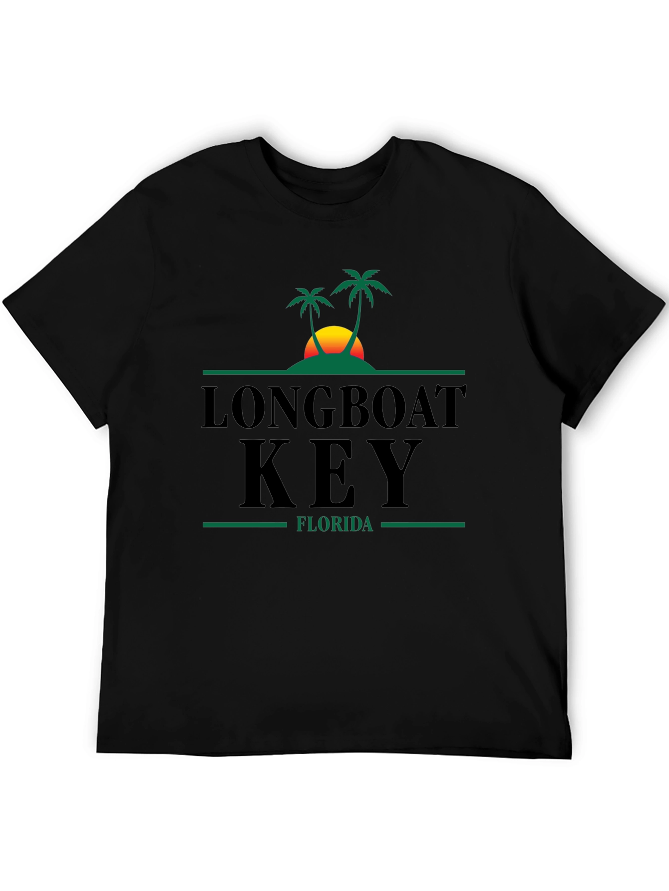 Longboat Key Florida Graphic Tee - Island Palm Design