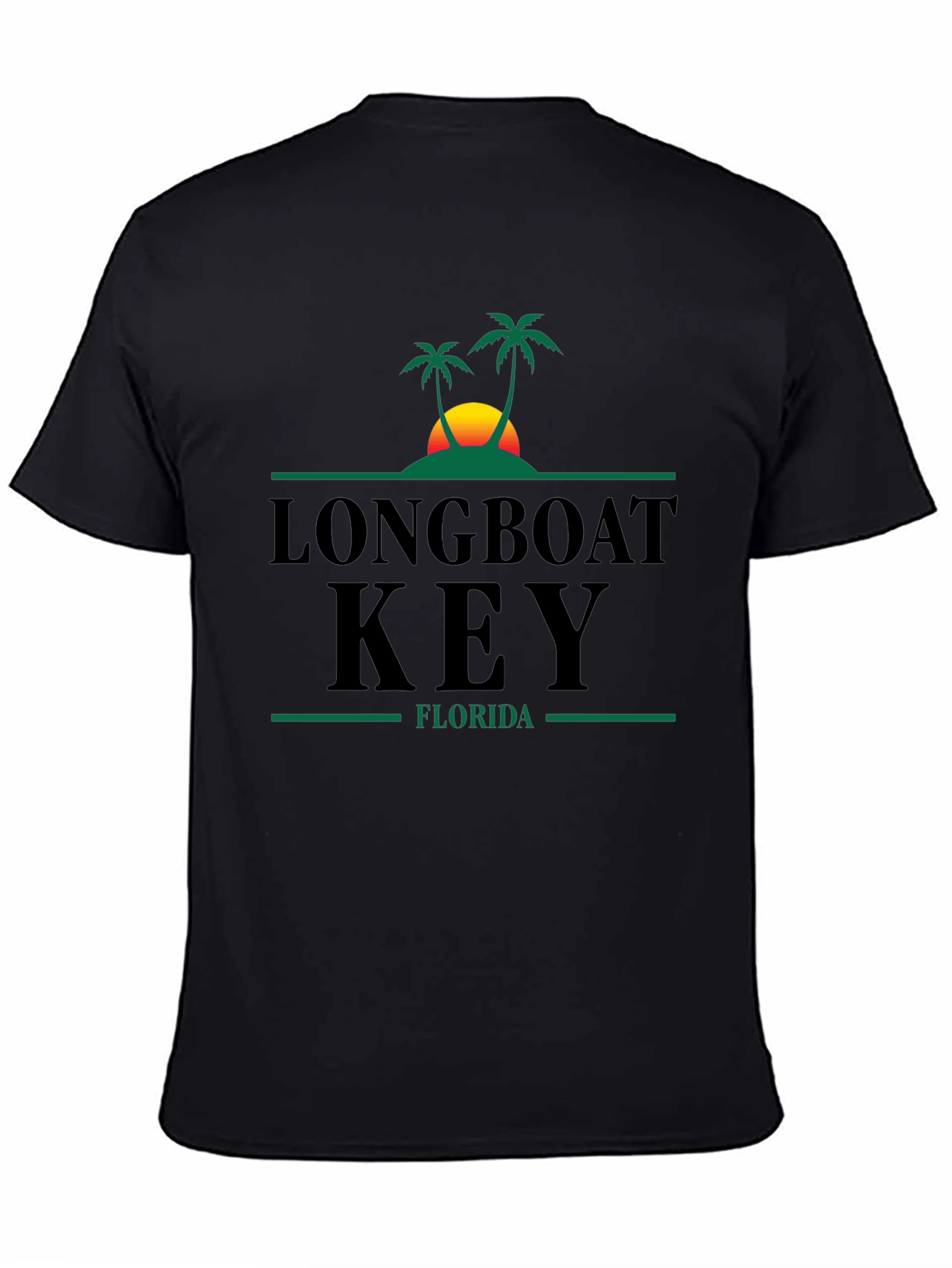 Longboat Key Florida Graphic Tee - Island Palm Design