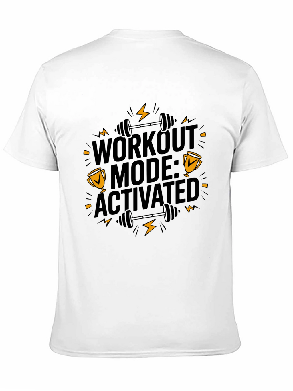 Workout Mode Activated Black T-Shirt