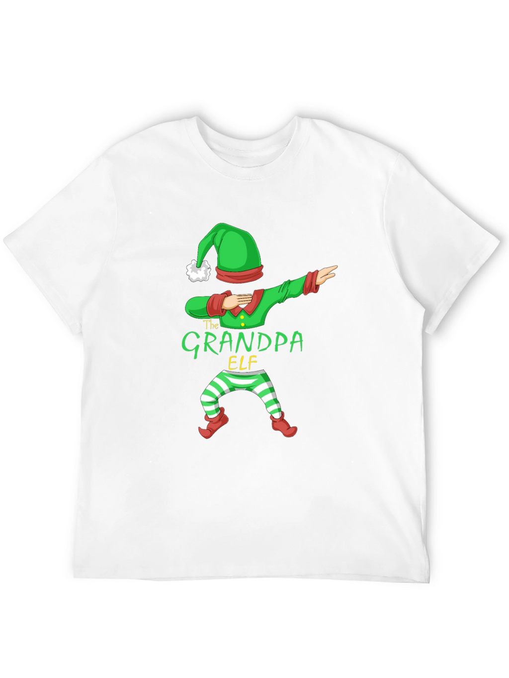 Grandpa Elf Dabbing T-Shirt