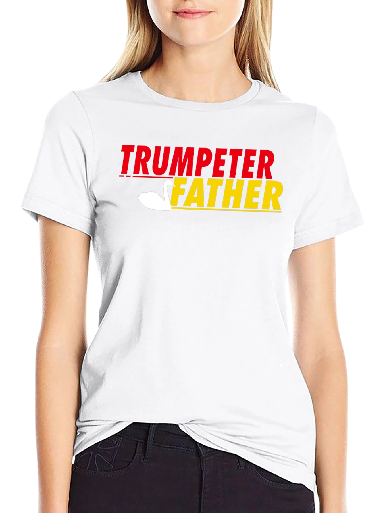 Trumpeter Swan Father T-Shirt
