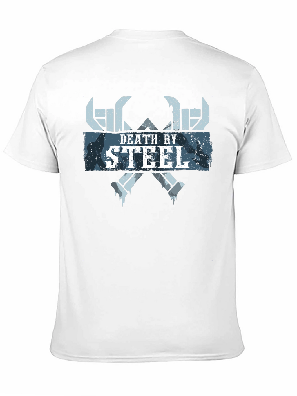 Death By Steel Graphic Tee - Black Cotton T-Shirt