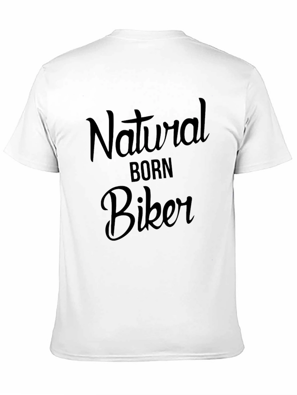 Natural Born Biker Black Graphic T-Shirt