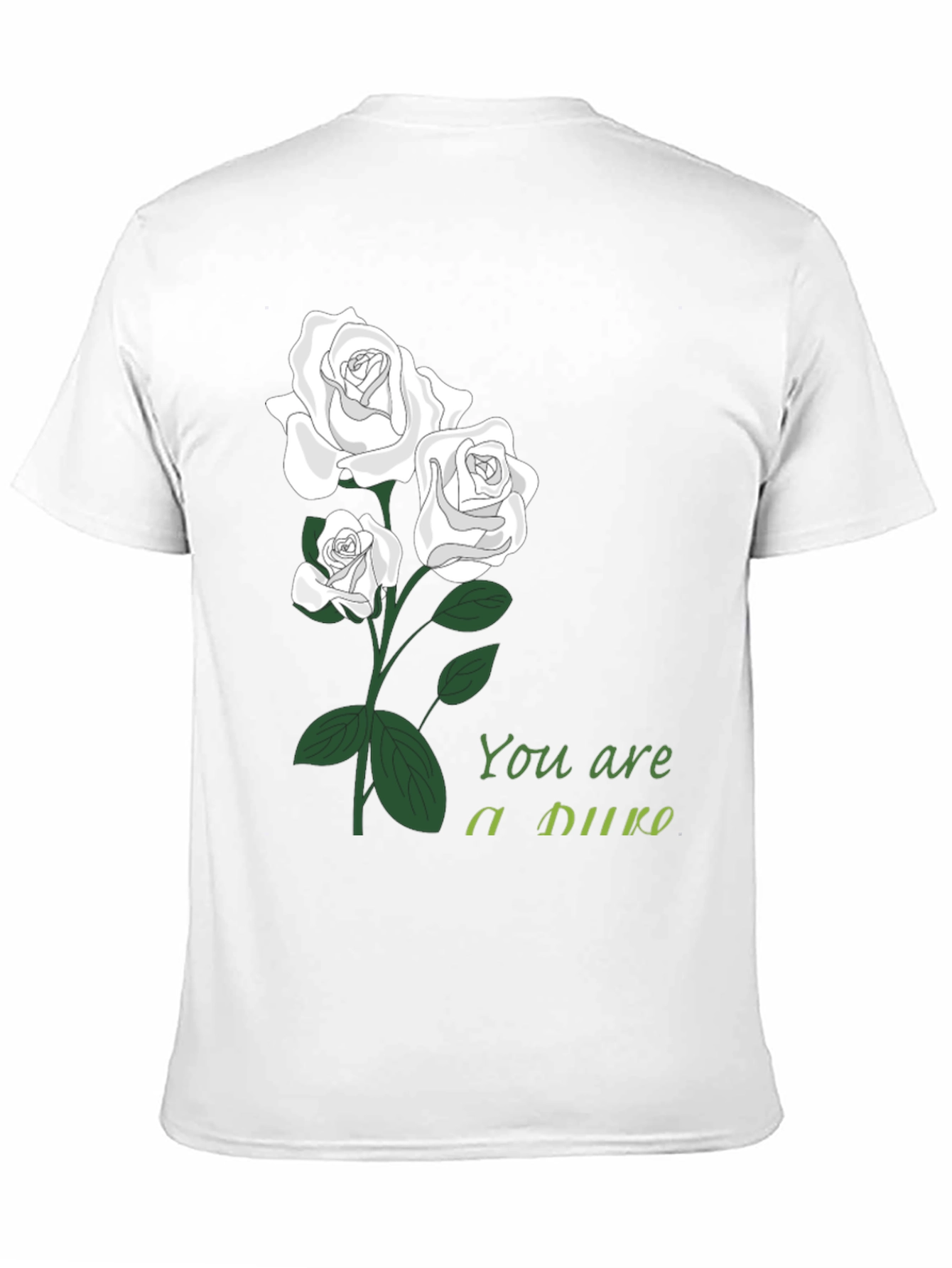 Floral You are a Duke Black T-Shirt
