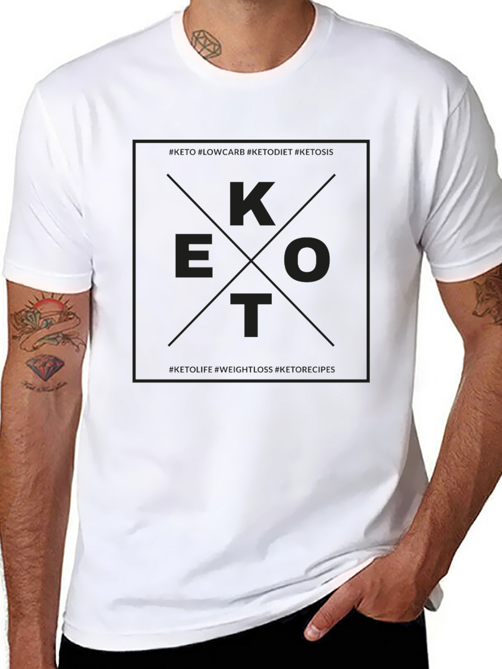 EKOT Black Graphic Tee