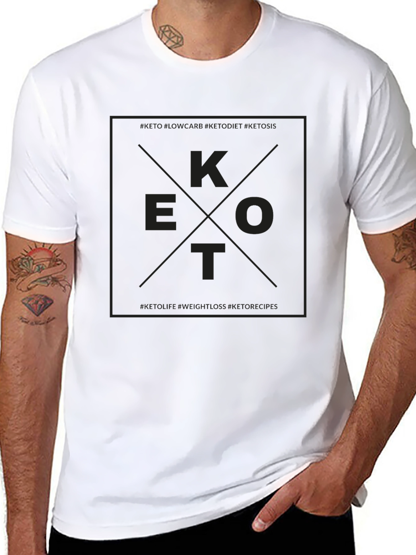 EKOT Black Graphic Tee