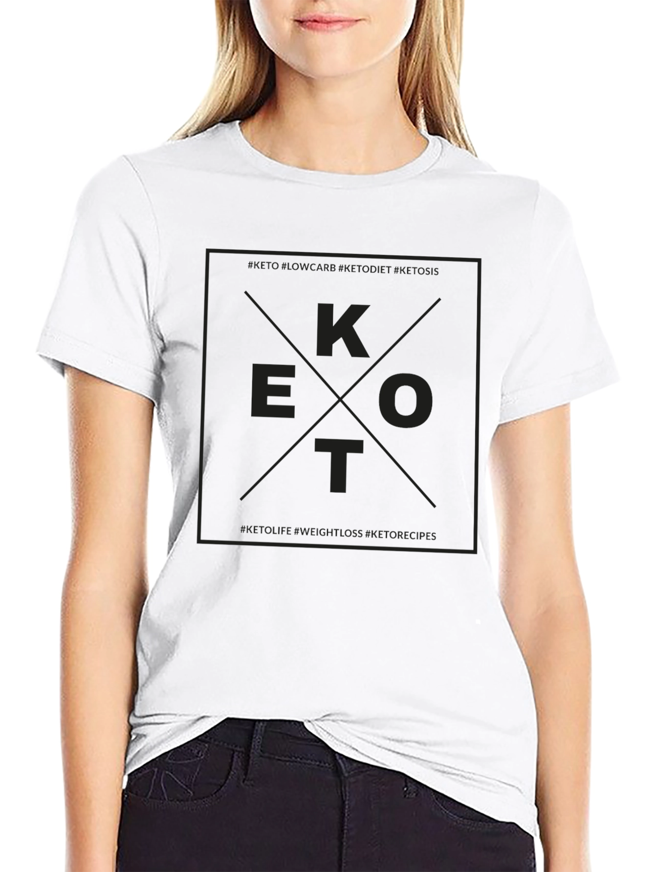 EKOT Black Graphic Tee