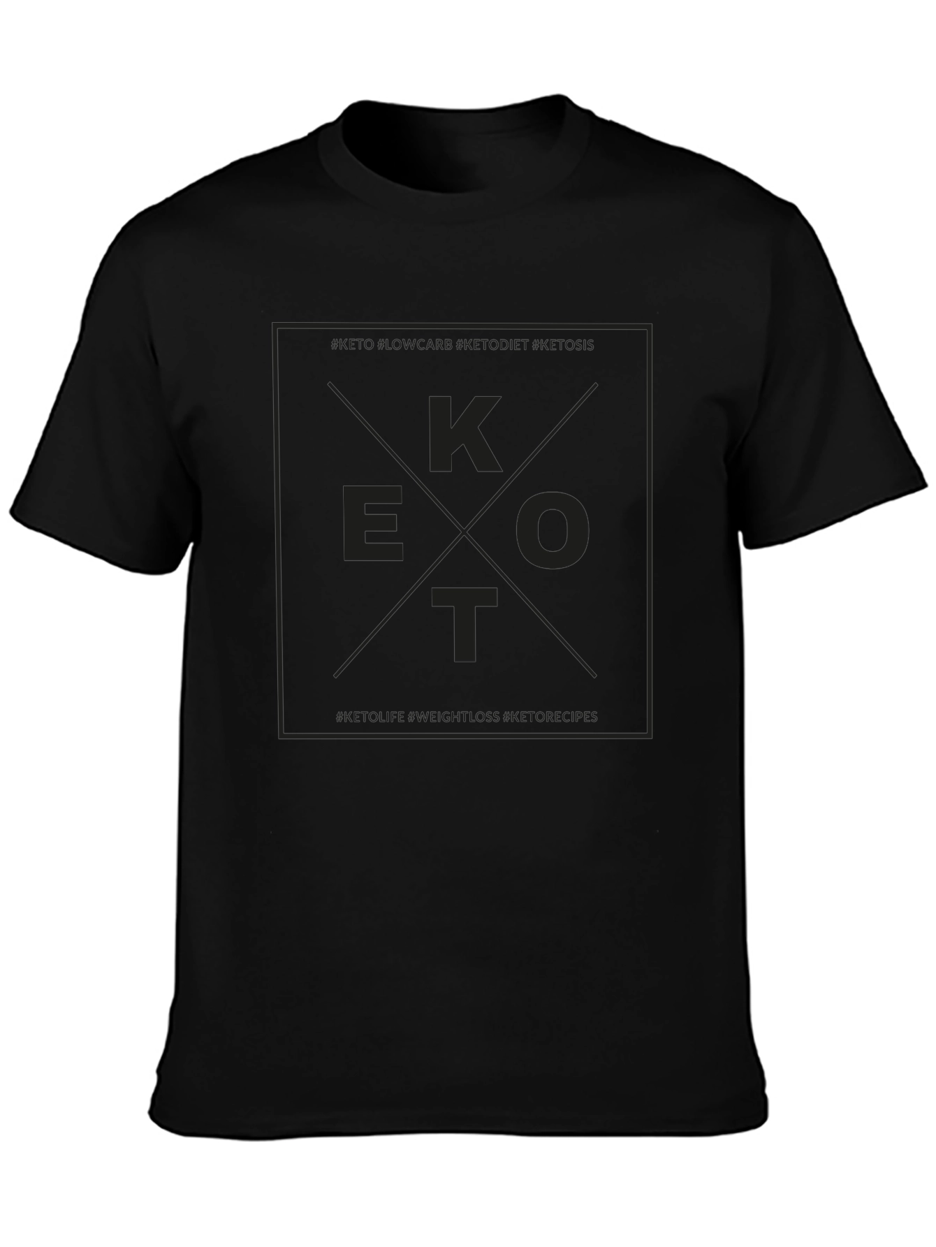 EKOT Black Graphic Tee