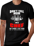 Chef Humor T-Shirt: Piano Player Joke