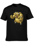 Pixelated Beast Graphic T-Shirt