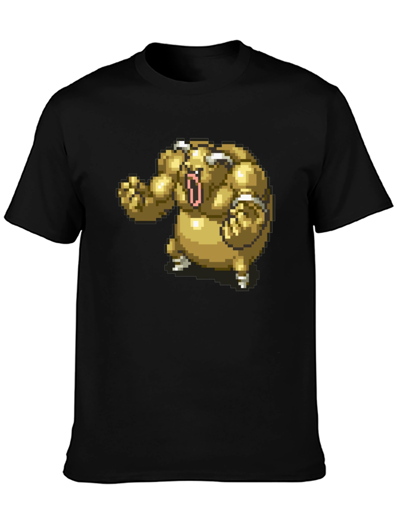 Pixelated Beast Graphic T-Shirt