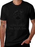 Live Laugh Love Graphic Tee - Womens Design