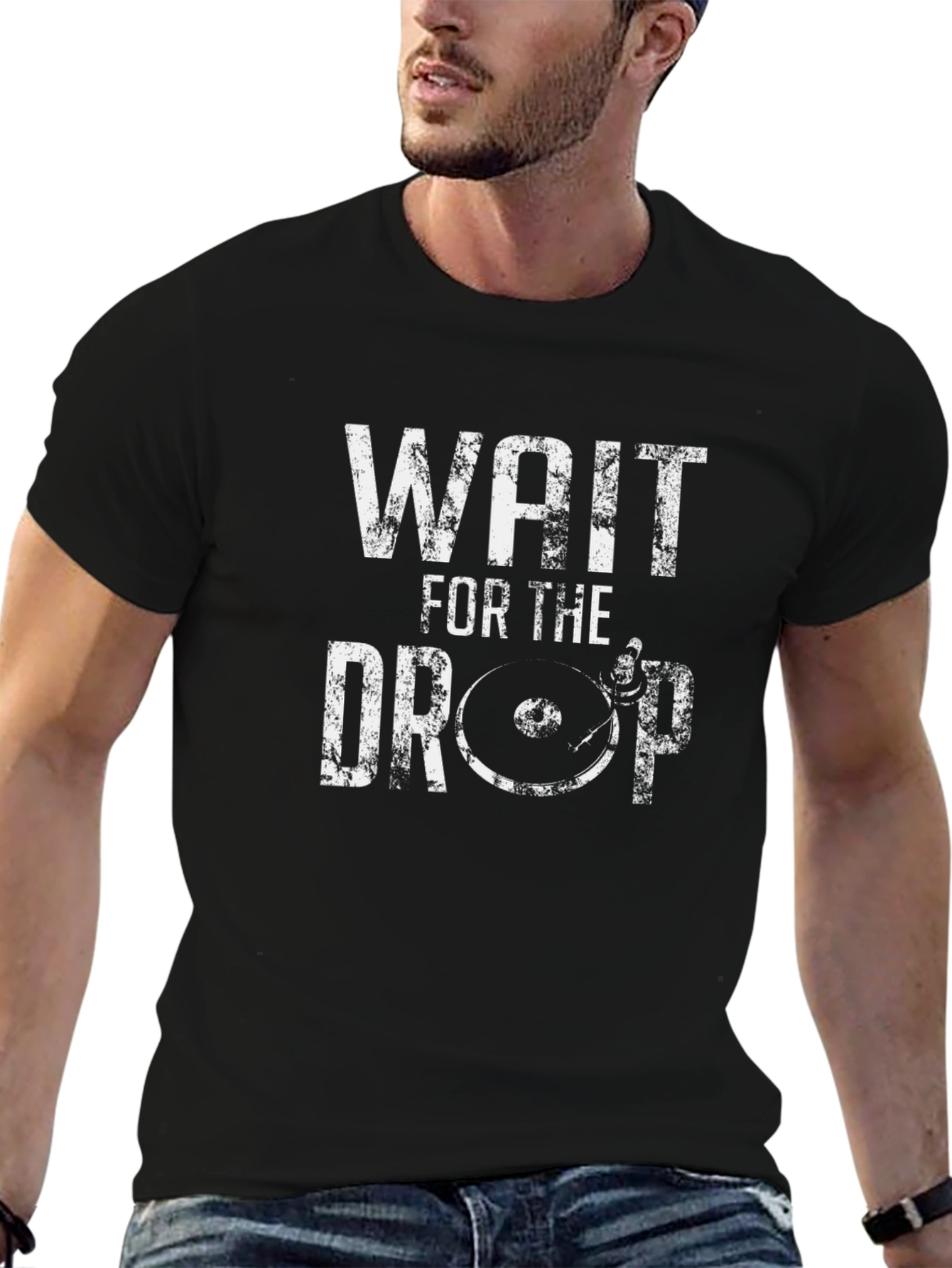 Wait For The Drop DJ Graphic T-Shirt