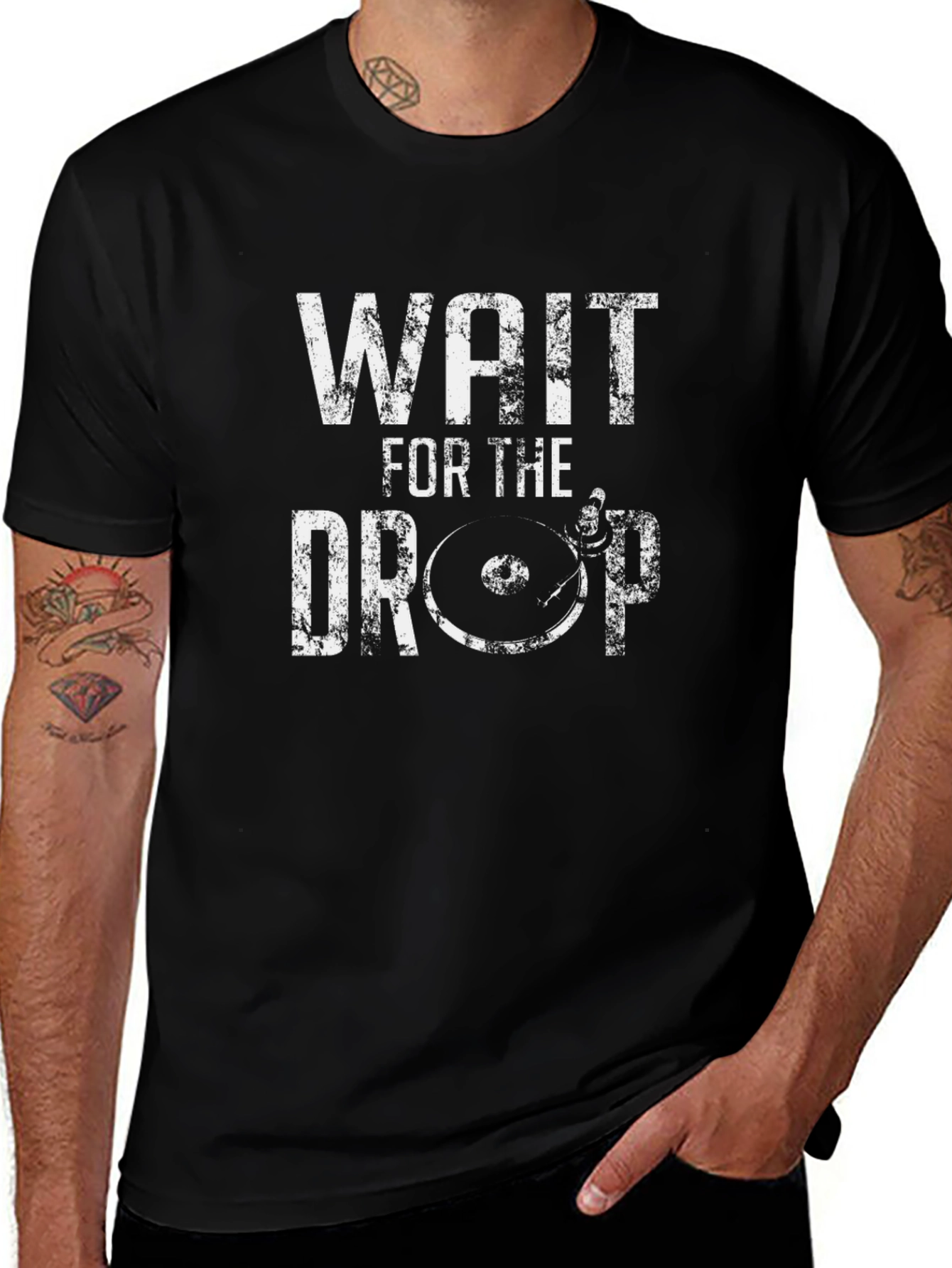 Wait For The Drop DJ Graphic T-Shirt