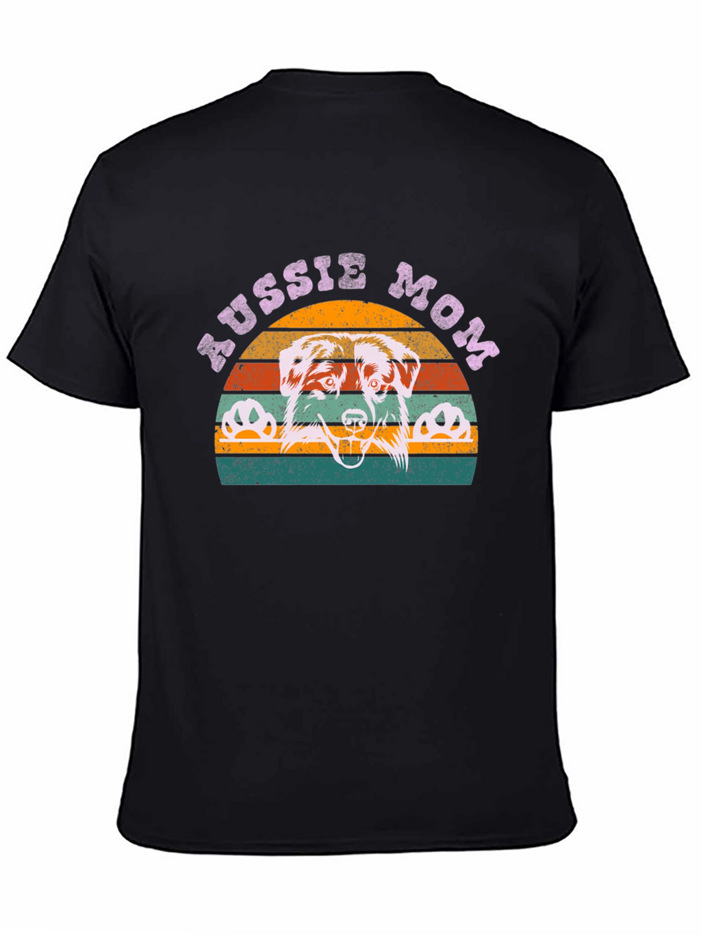 Aussie Mom Graphic Tee - Dog Lover Shirt