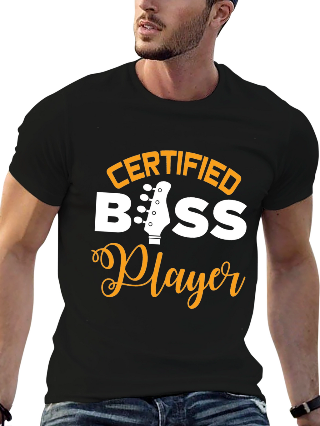 Certified Bass Player Graphic T-Shirt
