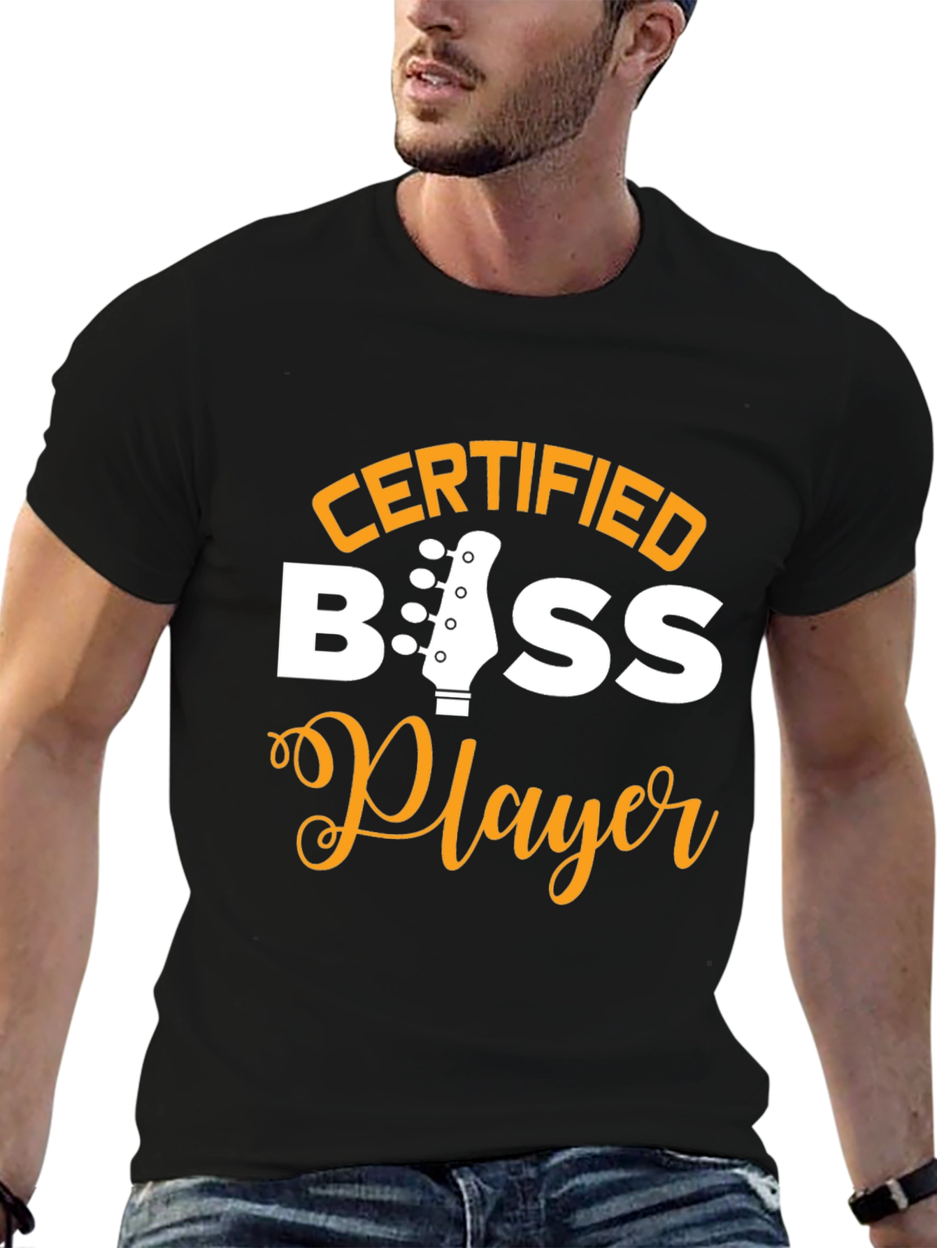 Certified Bass Player Graphic T-Shirt