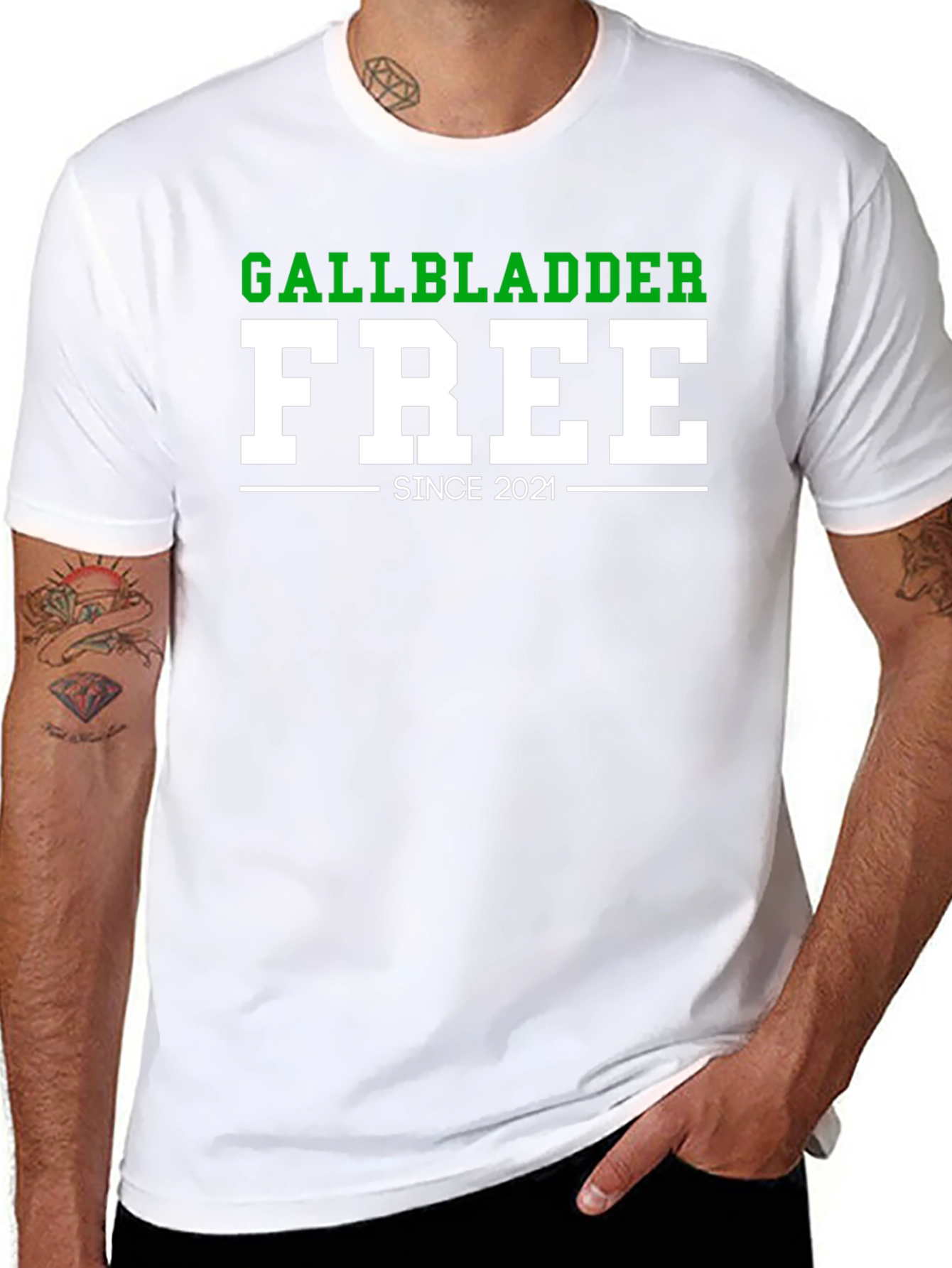 Gallbladder Free Since 2021 Funny T-Shirt