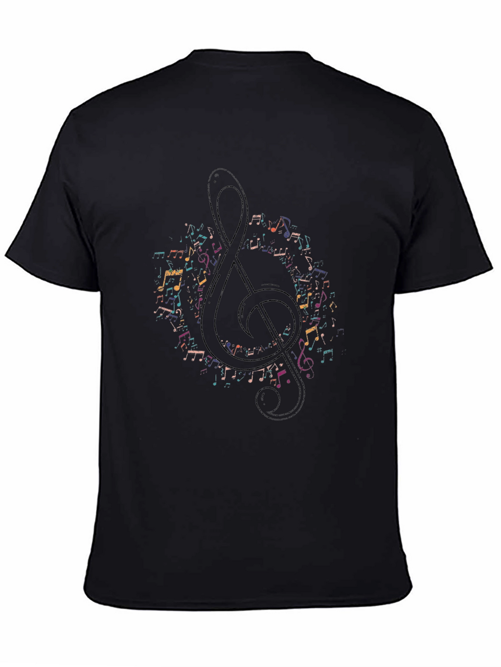 Music Note Treble Clef Graphic Tee