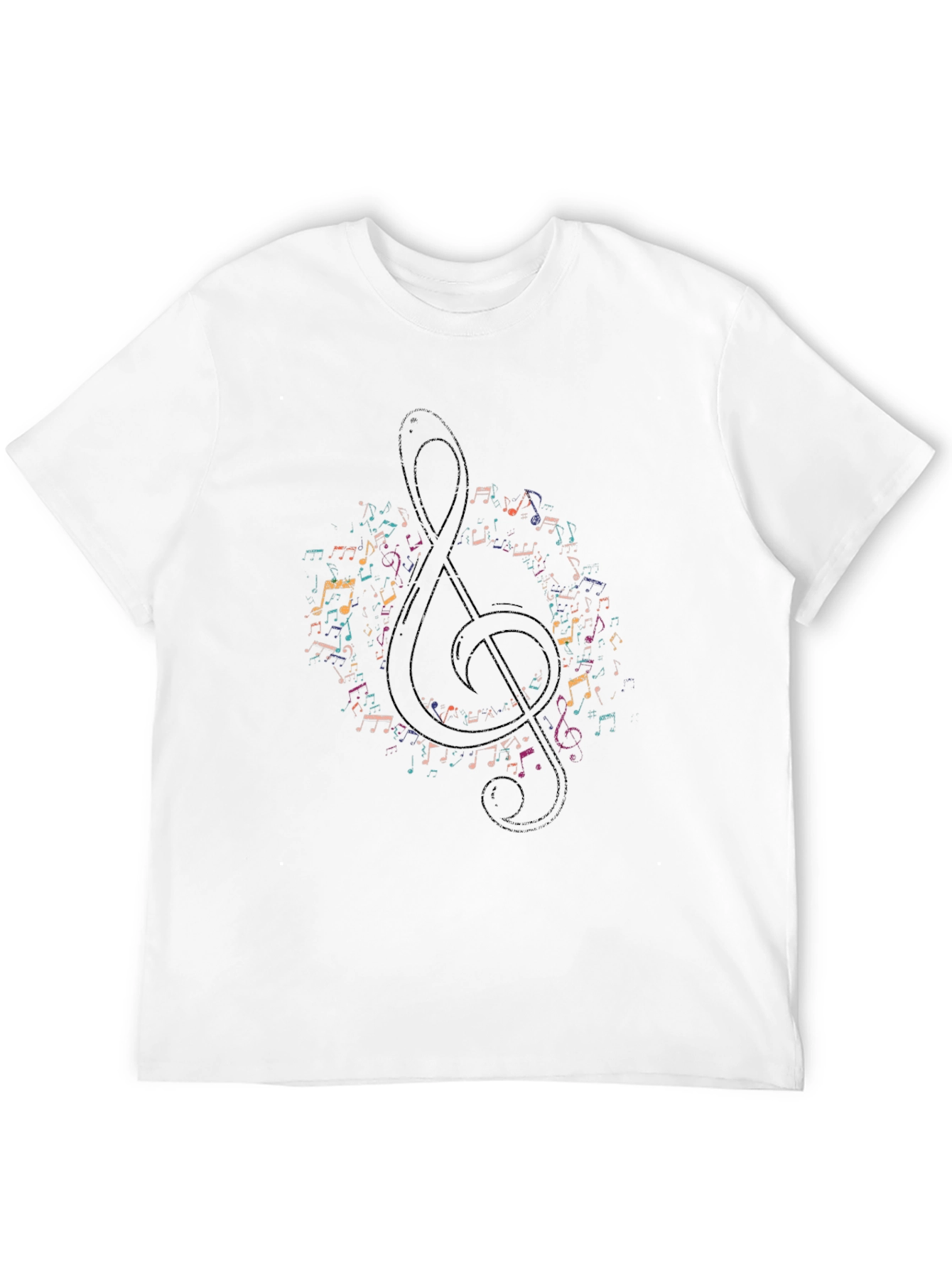 Music Note Treble Clef Graphic Tee