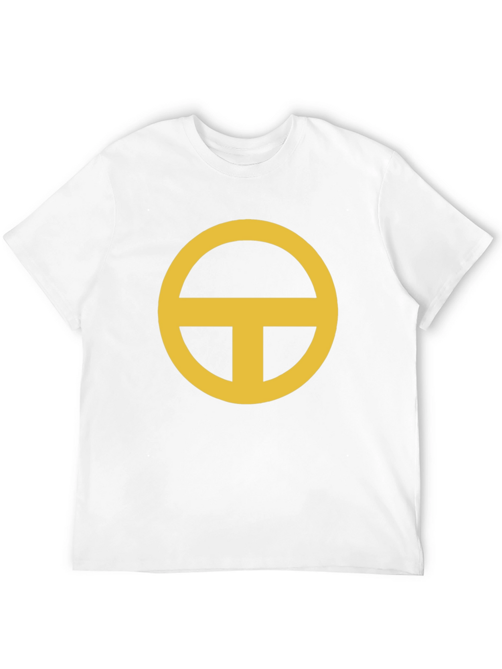 Black T-Shirt with Gold Circle-T Design