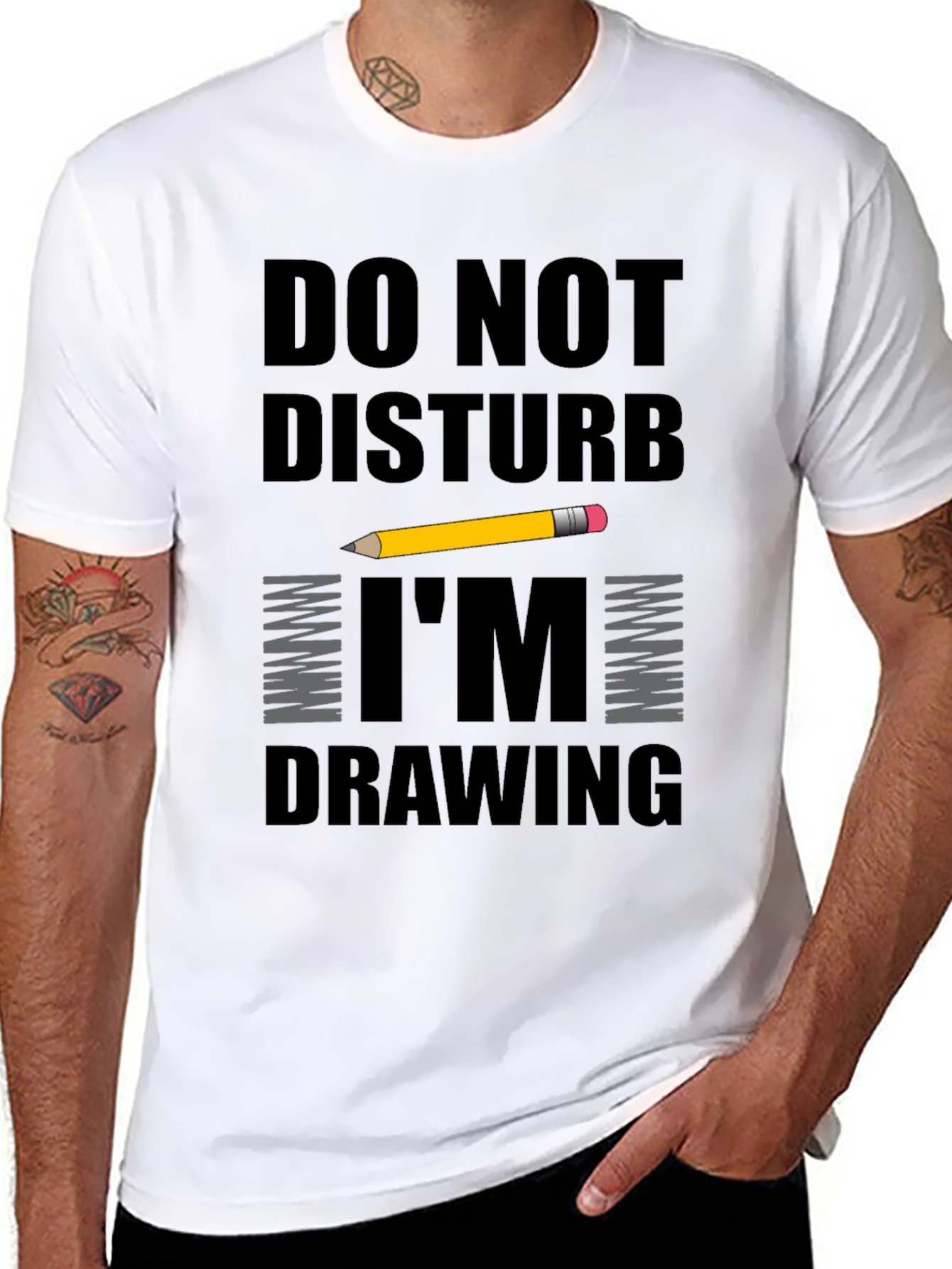 Do Not Disturb Im Drawing T-Shirt