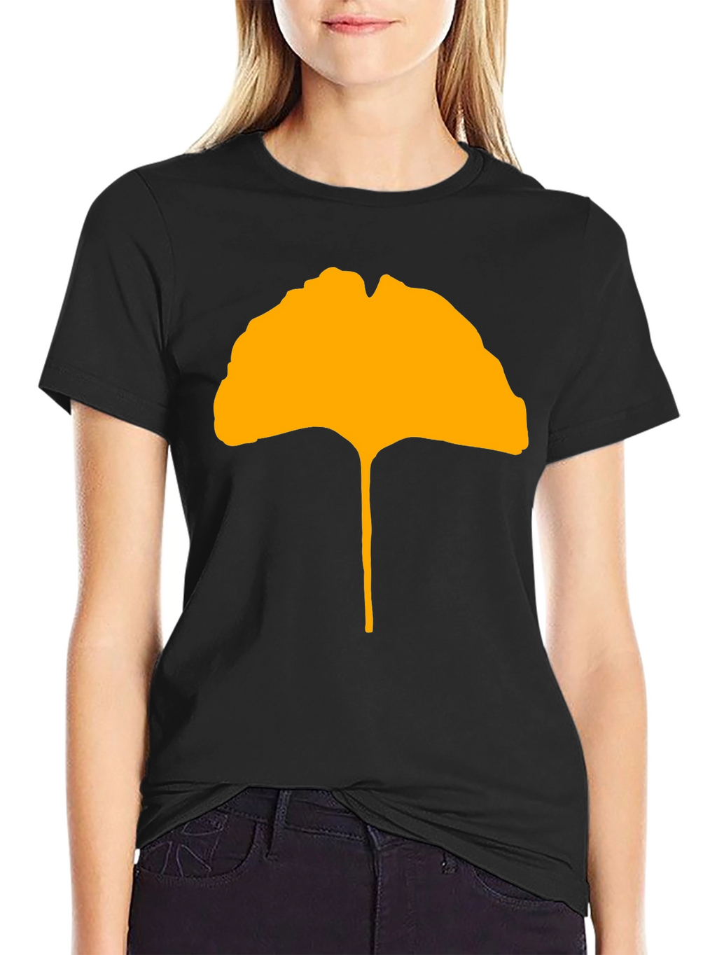 Ginkgo Leaf Graphic Tee - Stylish & Unique Design