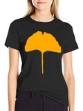 Ginkgo Leaf Graphic Tee - Stylish & Unique Design