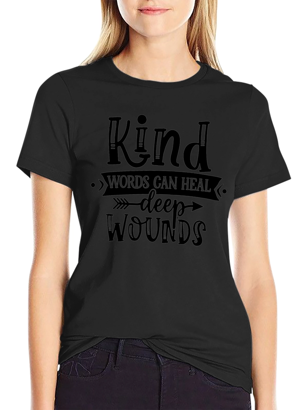 Kind Words Heal T-Shirt - Positive Message Tee