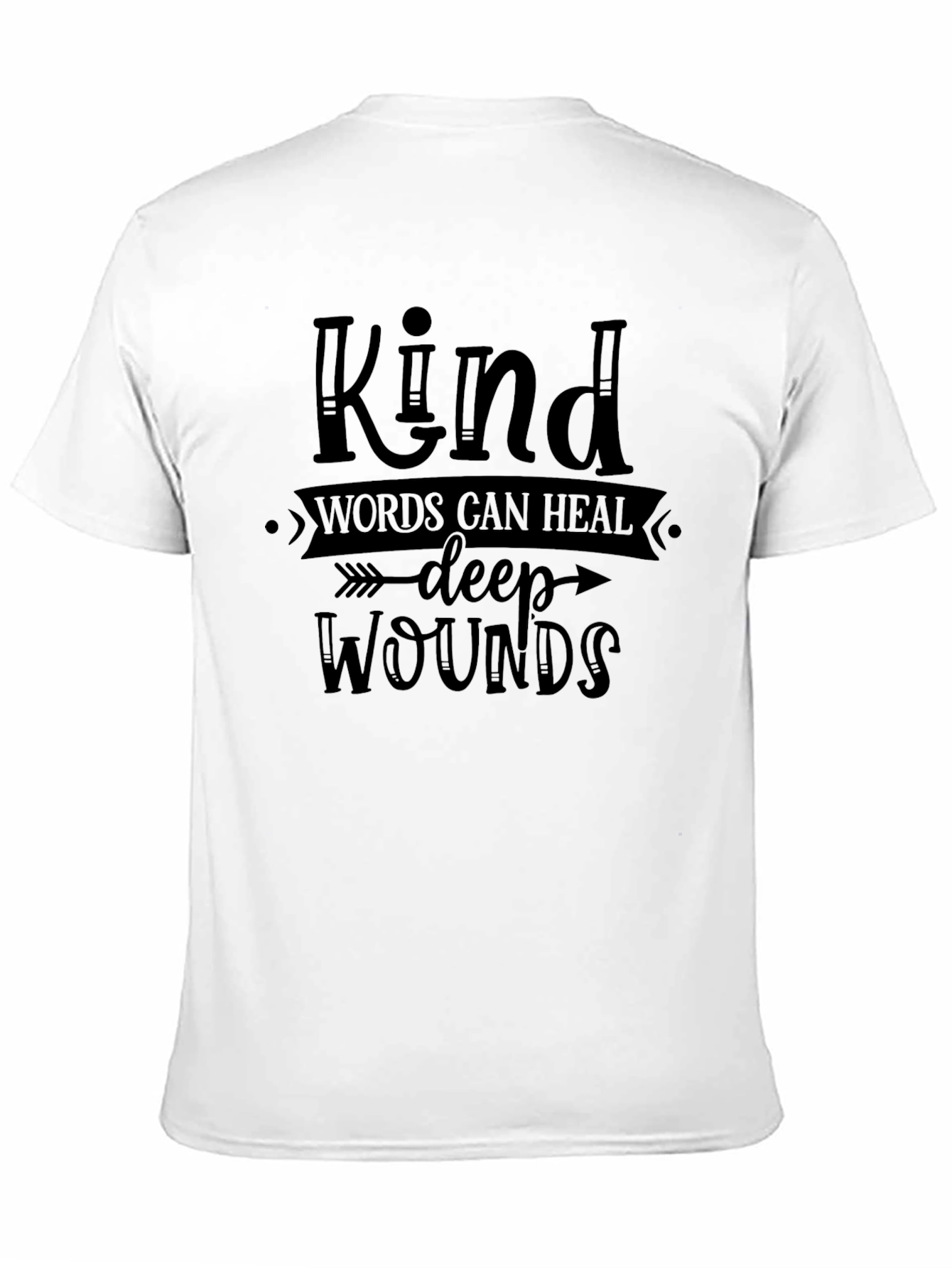 Kind Words Heal T-Shirt - Positive Message Tee