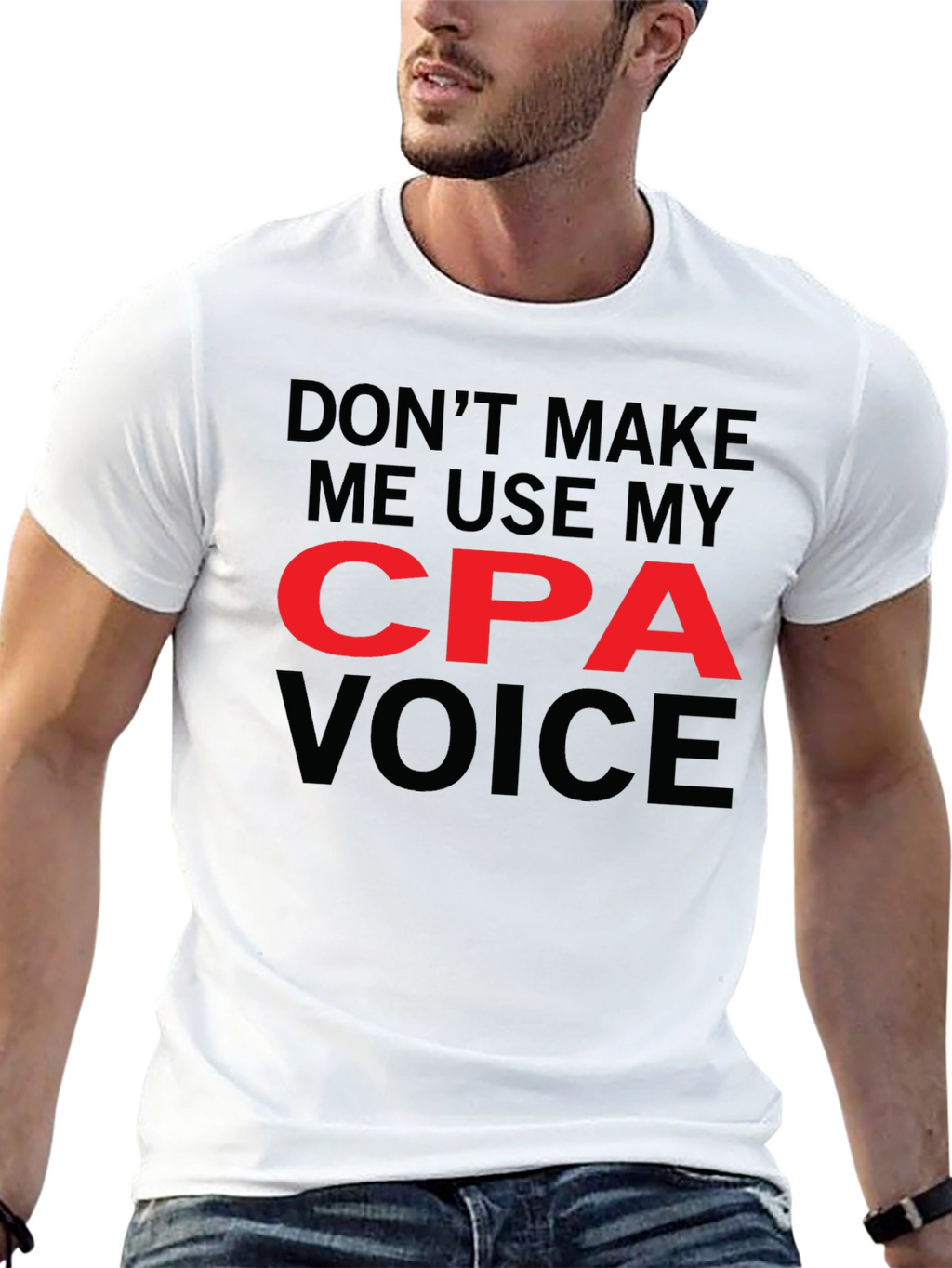 CPA Voice Graphic Tee - Funny Accountant T-Shirt