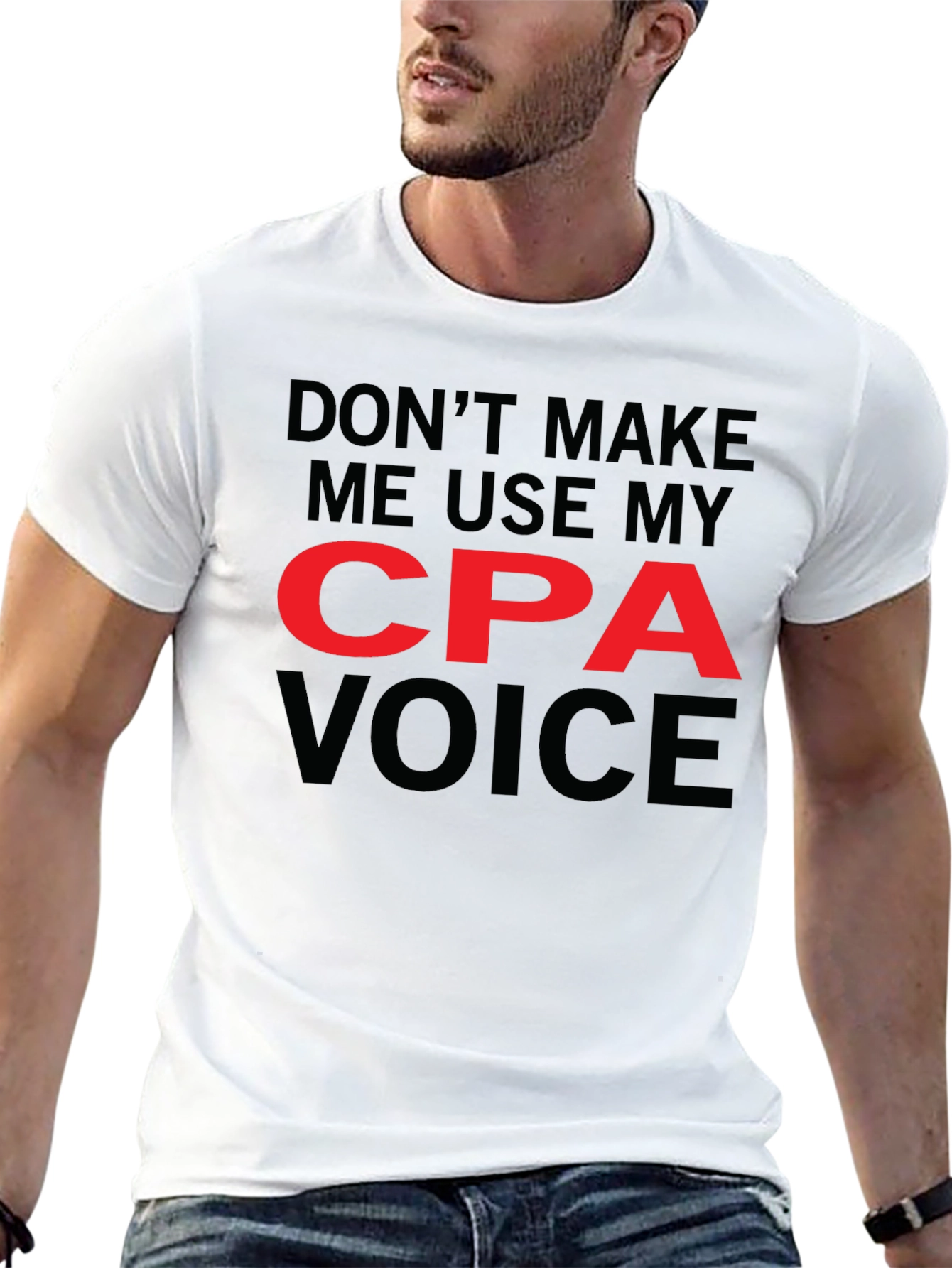 CPA Voice Graphic Tee - Funny Accountant T-Shirt