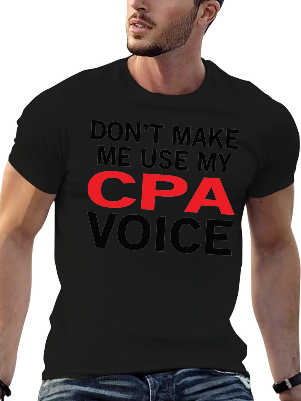 CPA Voice Graphic Tee - Funny Accountant T-Shirt