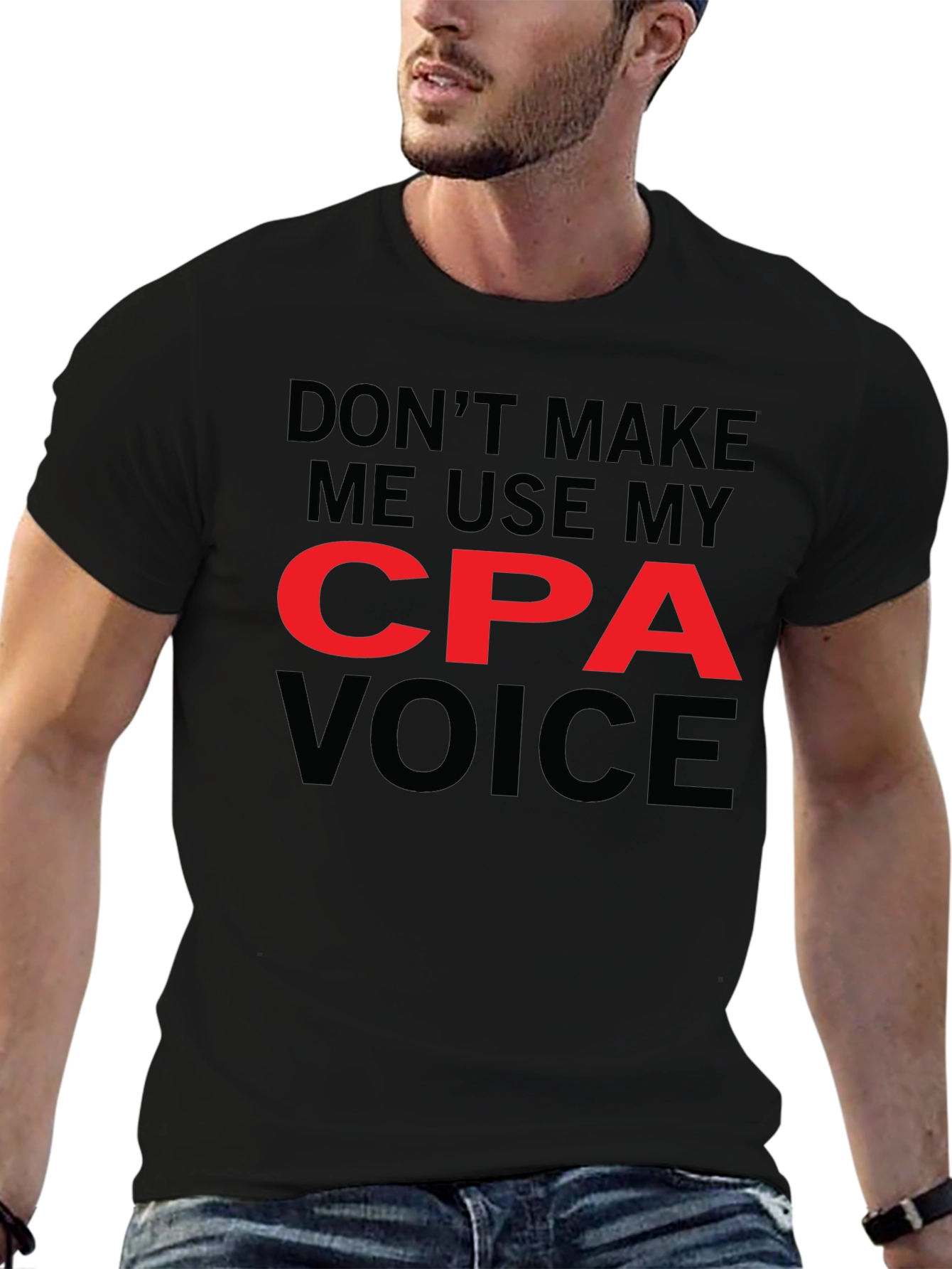 CPA Voice Graphic Tee - Funny Accountant T-Shirt