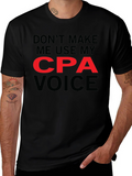 CPA Voice Graphic Tee - Funny Accountant T-Shirt