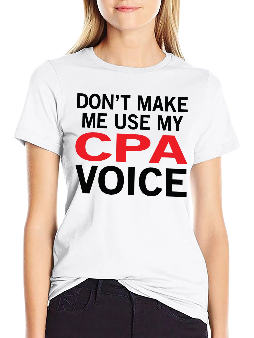 CPA Voice Graphic Tee - Funny Accountant T-Shirt