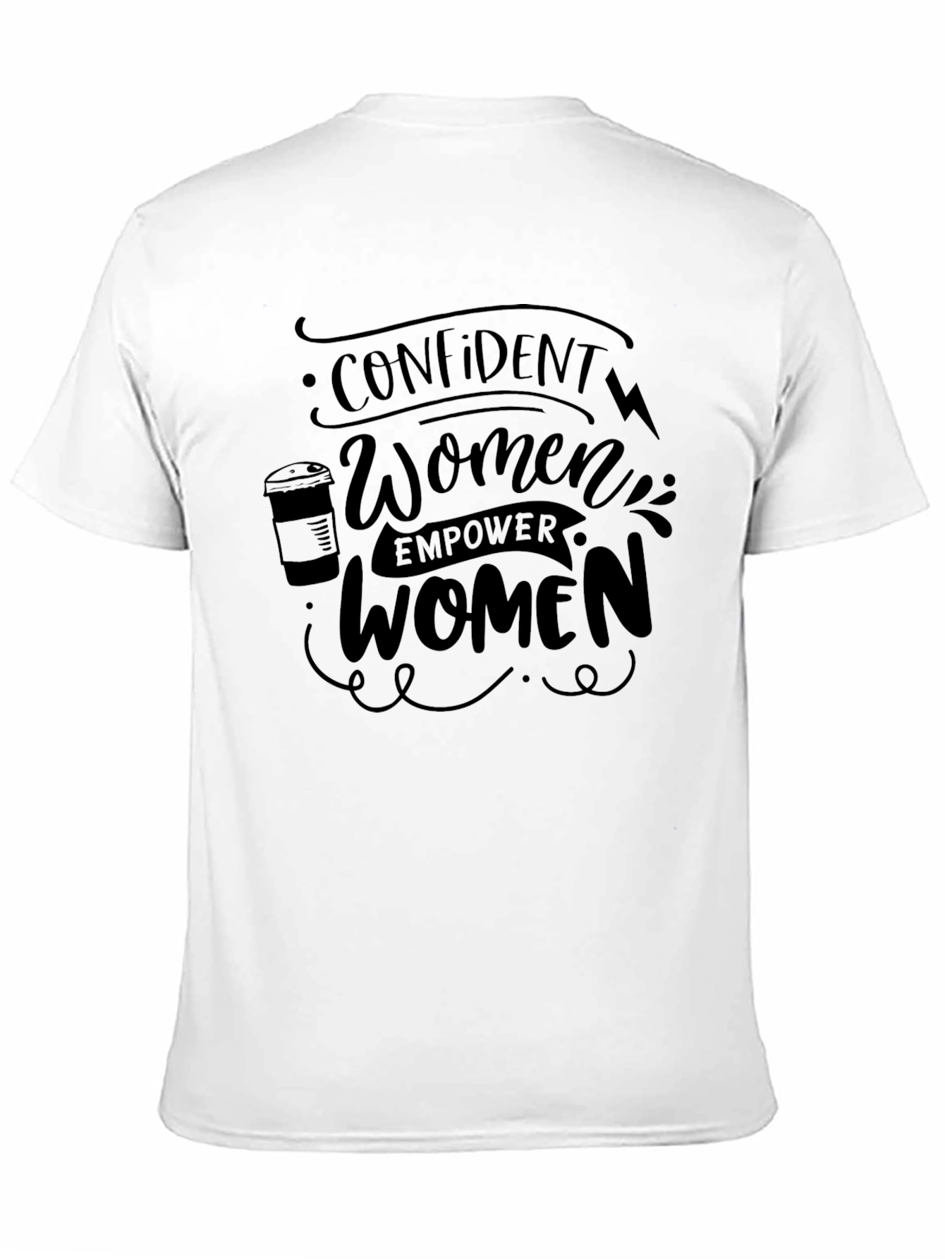 Empowering Womens Black T-Shirt
