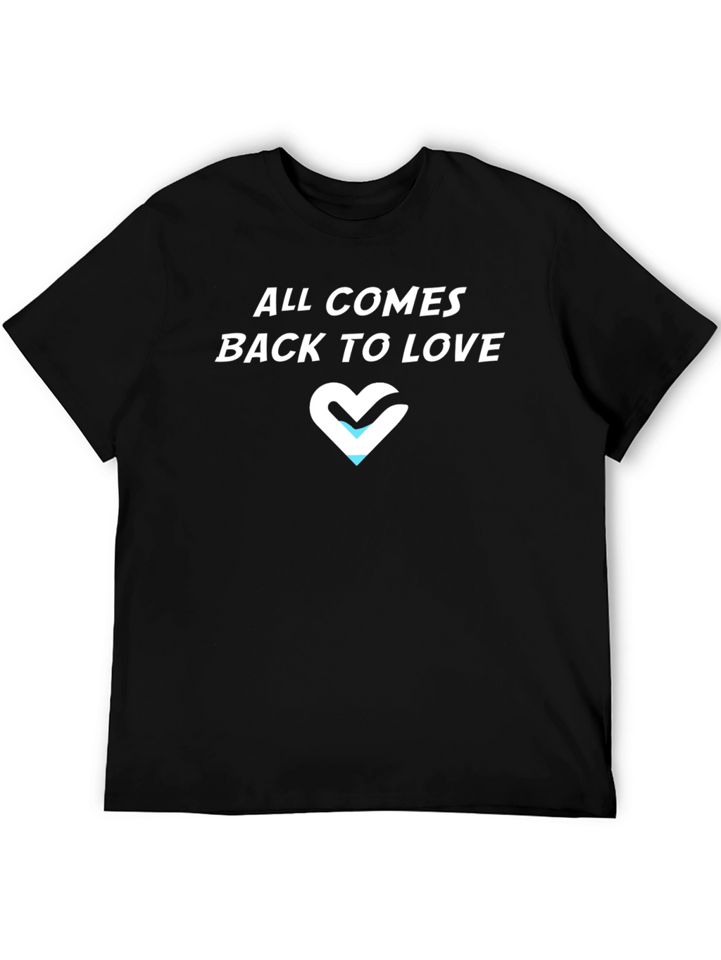 All Comes Back to Love Tee - Black