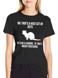 Funny Ferret Keys Graphic Tee