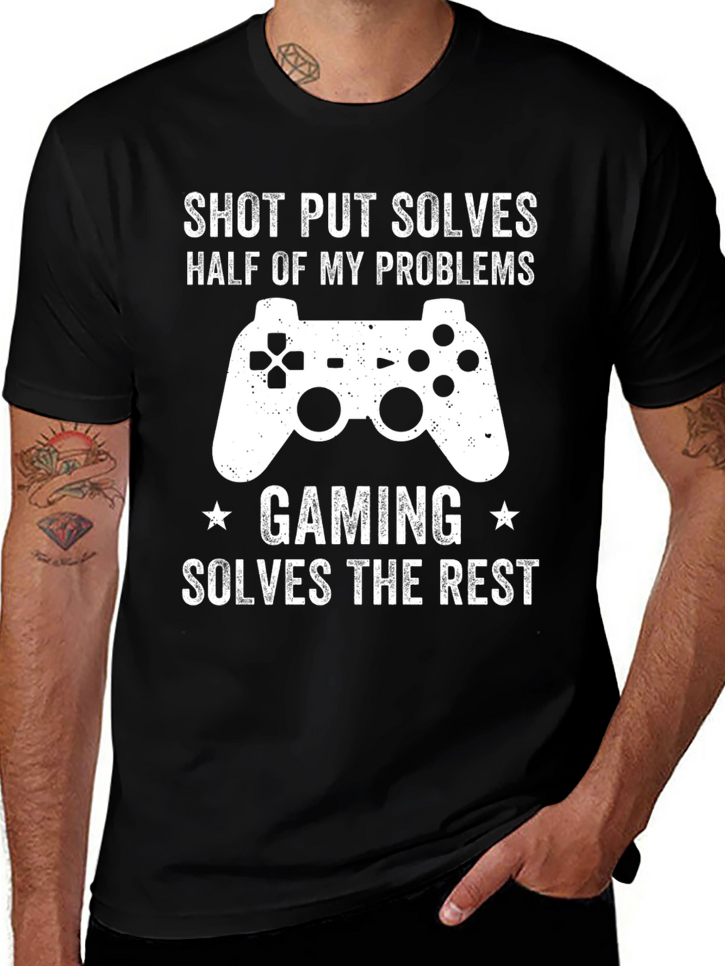 Gaming Solves My Problems Mens T-Shirt