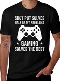 Gaming Solves My Problems Mens T-Shirt