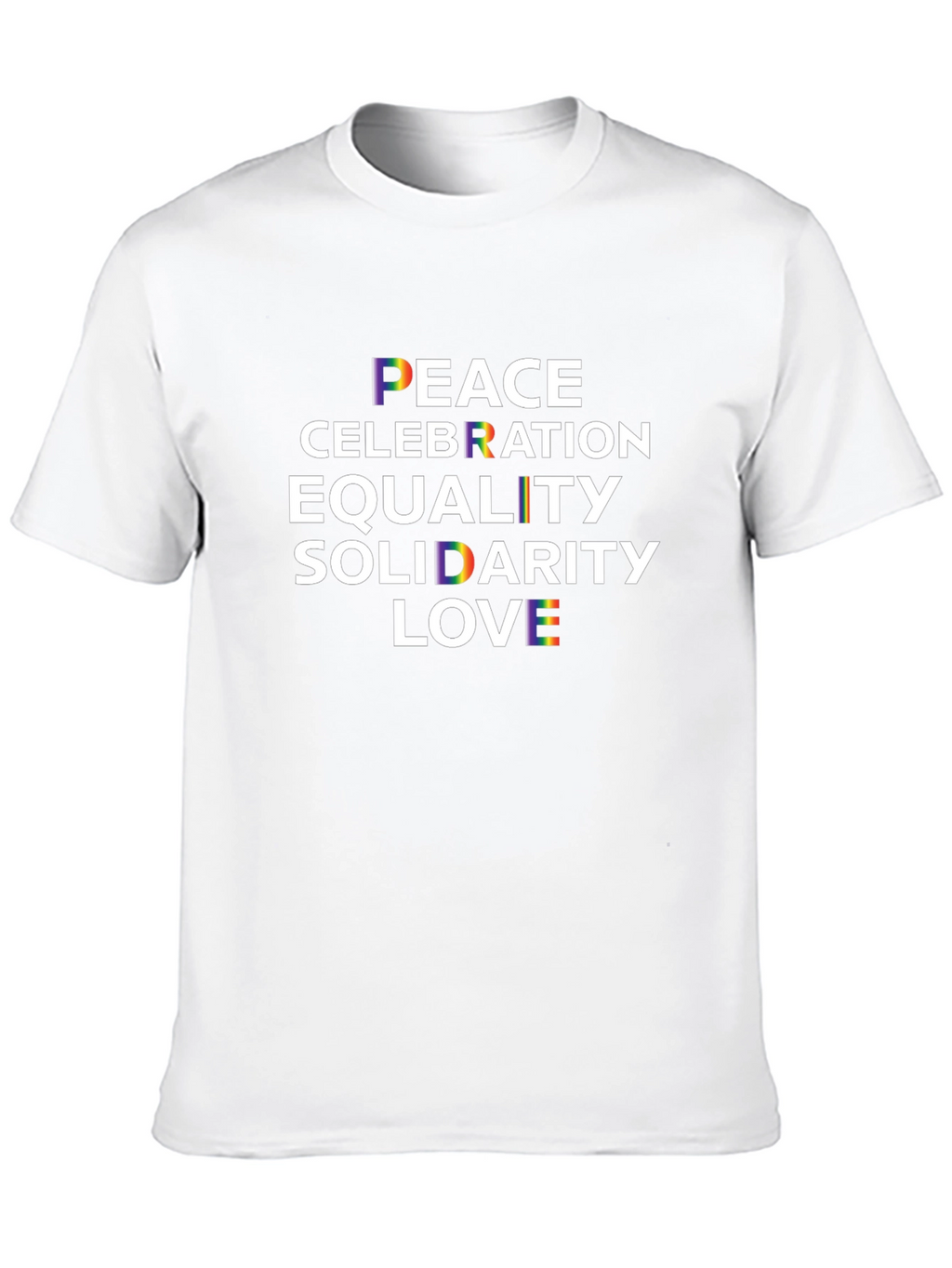 Pride Peace Love Equality T-Shirt